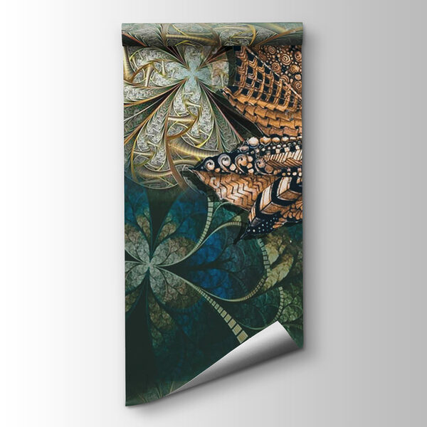 Leaf on a colorful background Leaf on a colorful background