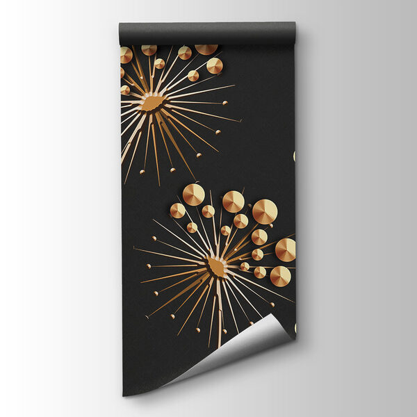 Elegant floral design in dark tones Elegant floral design in dark tones