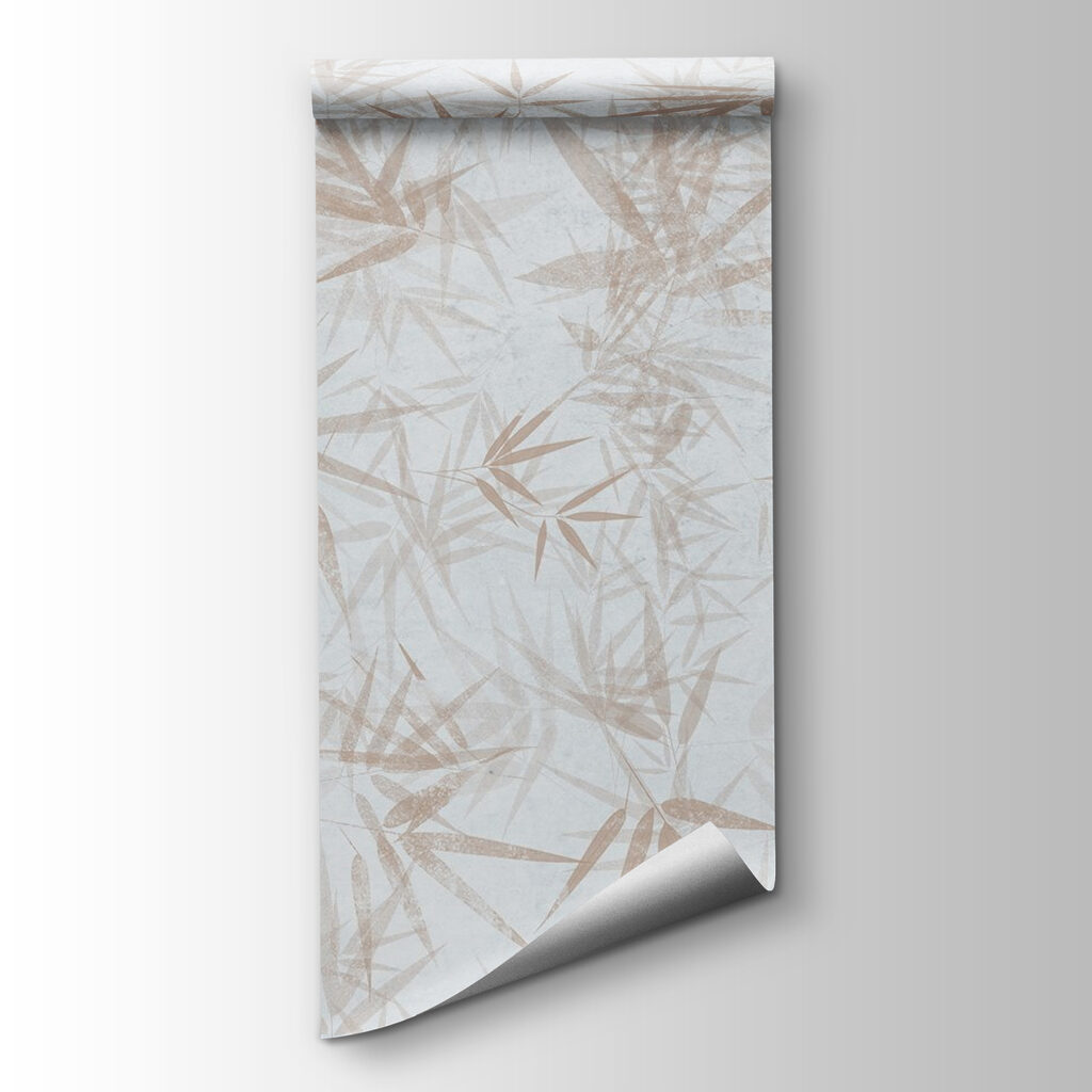 White surface with brown leaves White surface with brown leaves