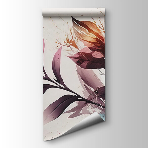 Vibrant foliage in soft pastel hues