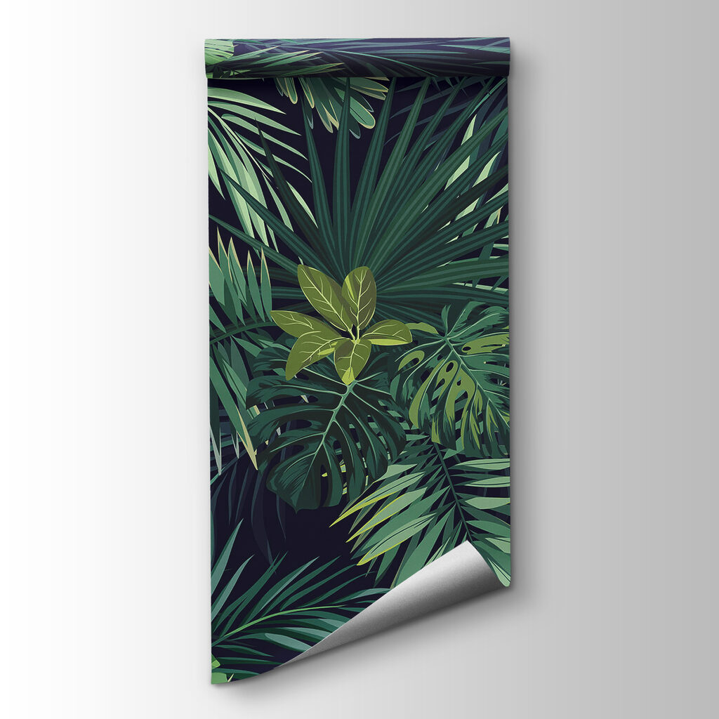 Pattern of green leaves Pattern of green leaves