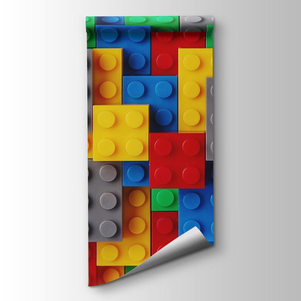 Group of colorful building blocks