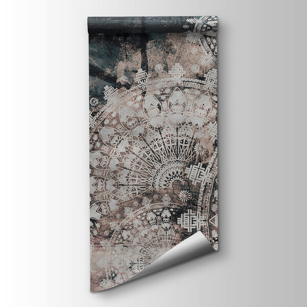 Intricate patterns on a textured surface