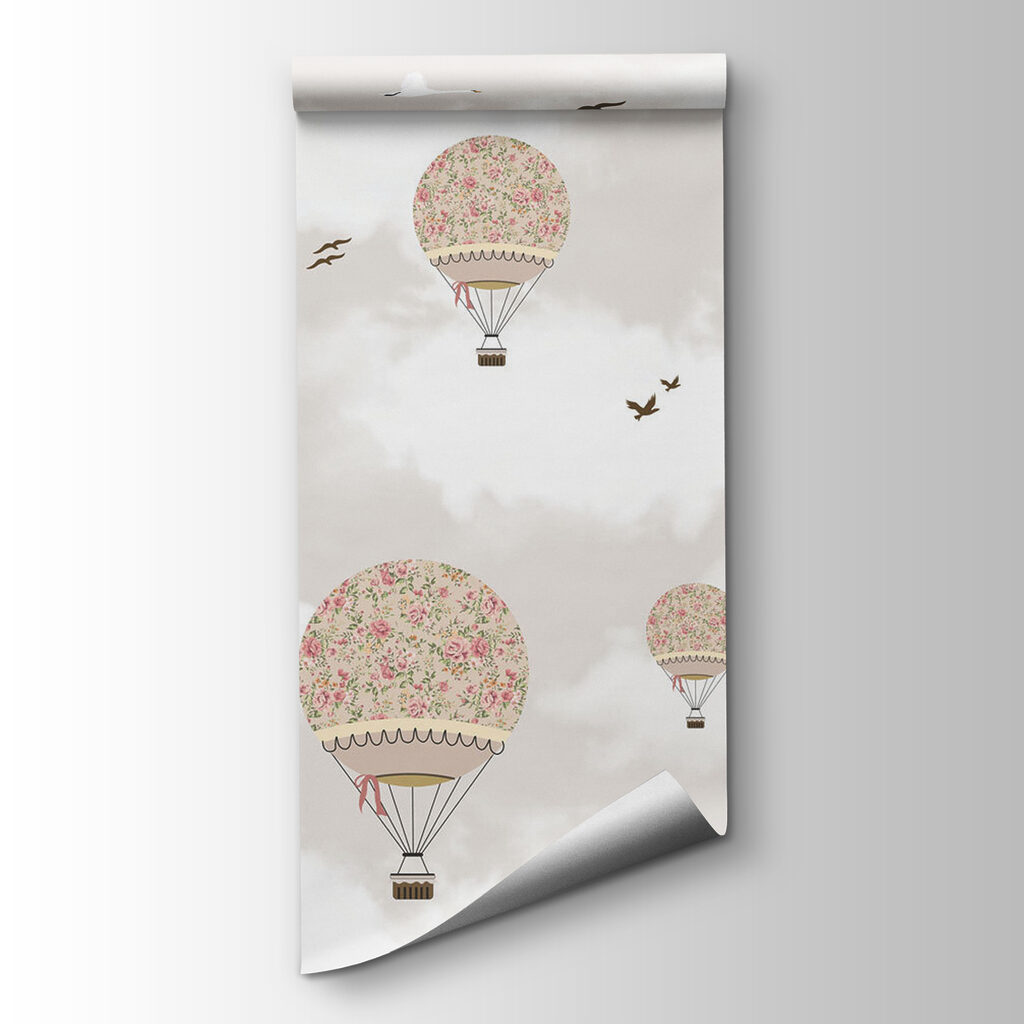 Group of hot air balloons in the sky