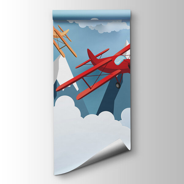 Two planes flying in the air Two planes flying in the air