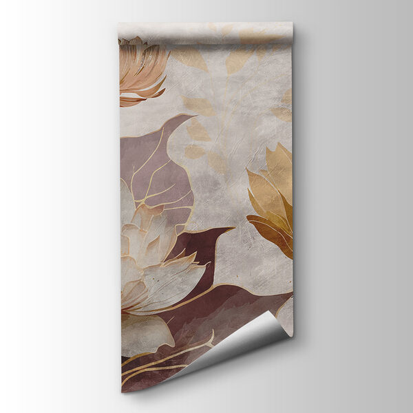 Painting of flowers and leaves Painting of flowers and leaves