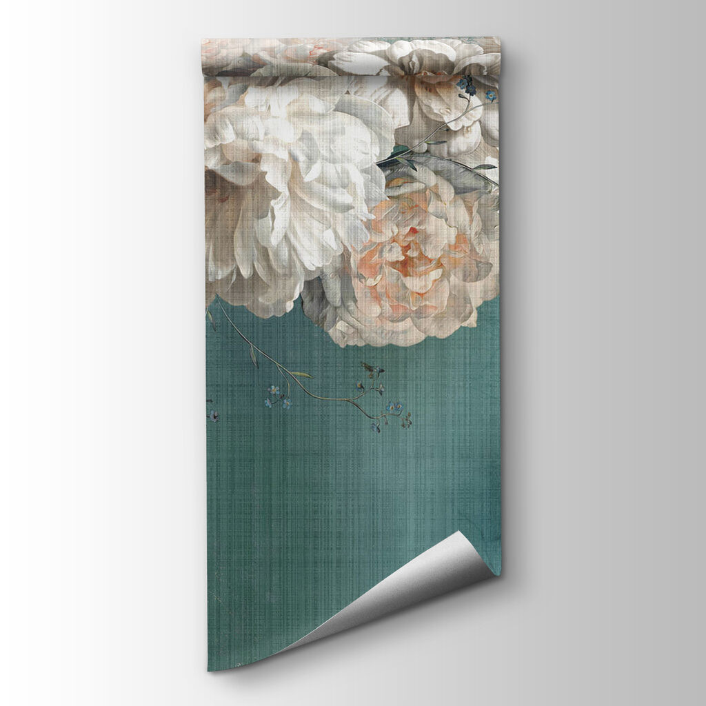 Painting of white flowers