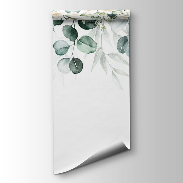 Watercolor painting of flowers and leaves Watercolor painting of flowers and leaves