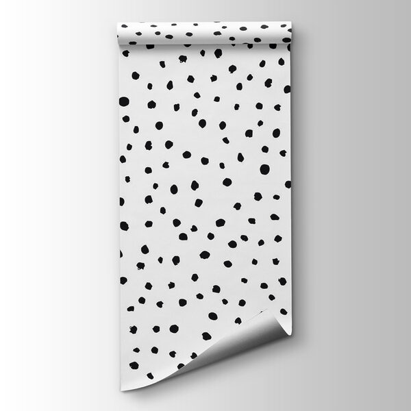 A black and white background with small black dots A black and white background with small black dots