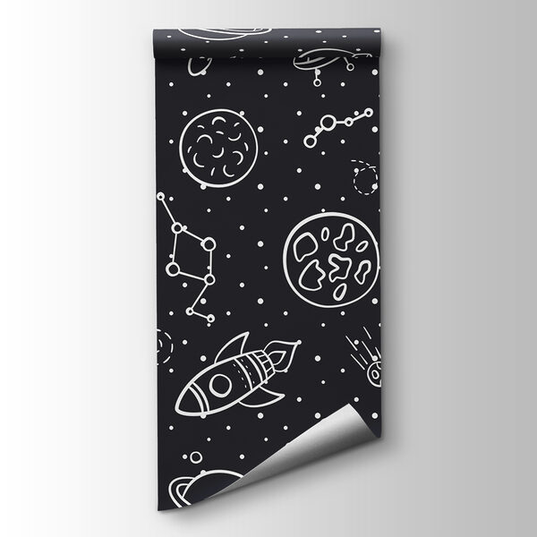 A pattern of space objects A pattern of space objects