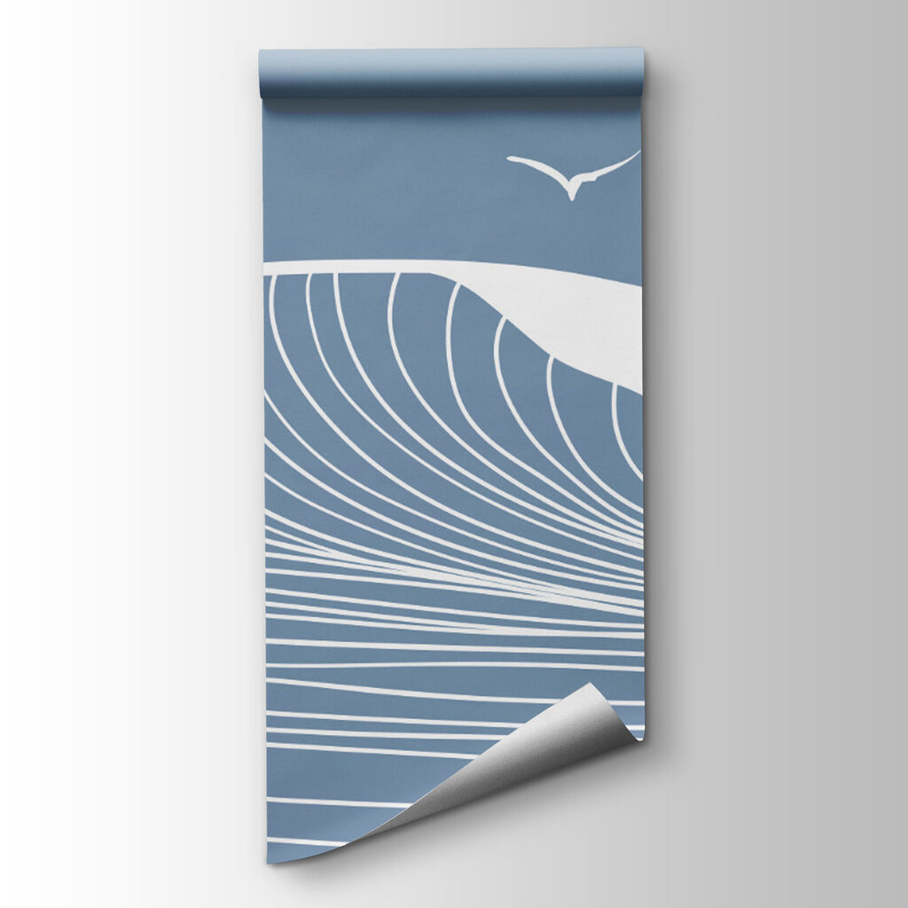 Waves and birds in the sky Waves and birds in the sky