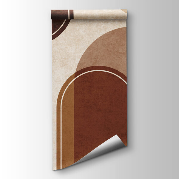 Abstract shapes in warm earth tones Abstract shapes in warm earth tones