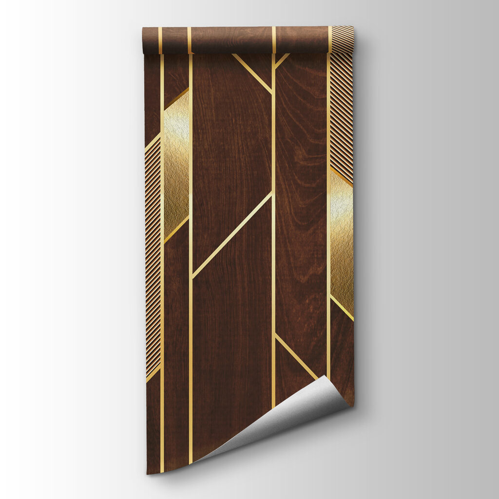 Elegant lines on rich wood texture Elegant lines on rich wood texture