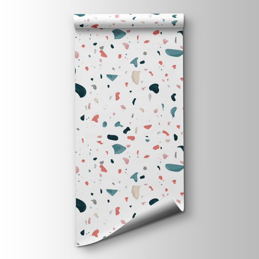 A pattern of small colored spots A pattern of small colored spots