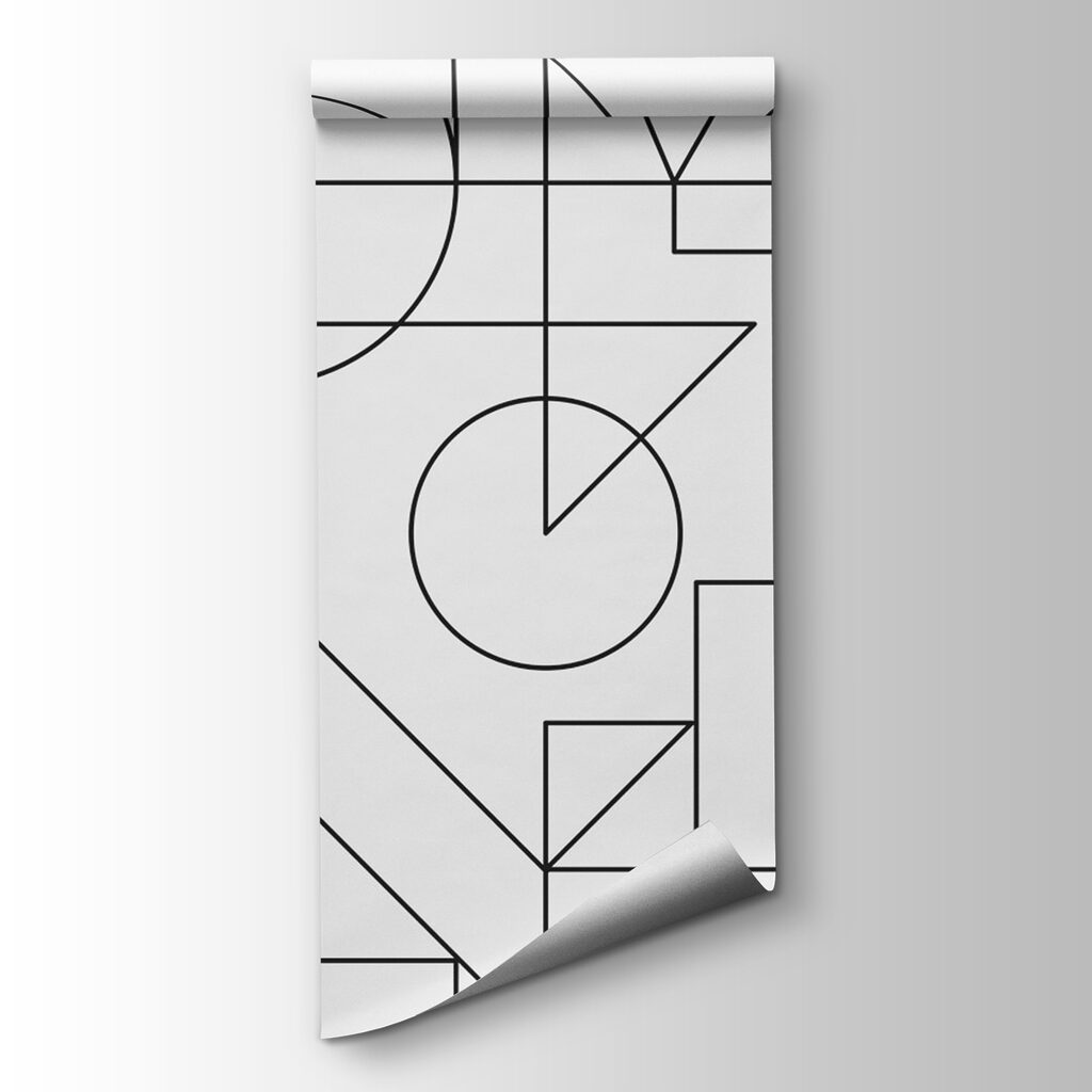 A pattern of black lines