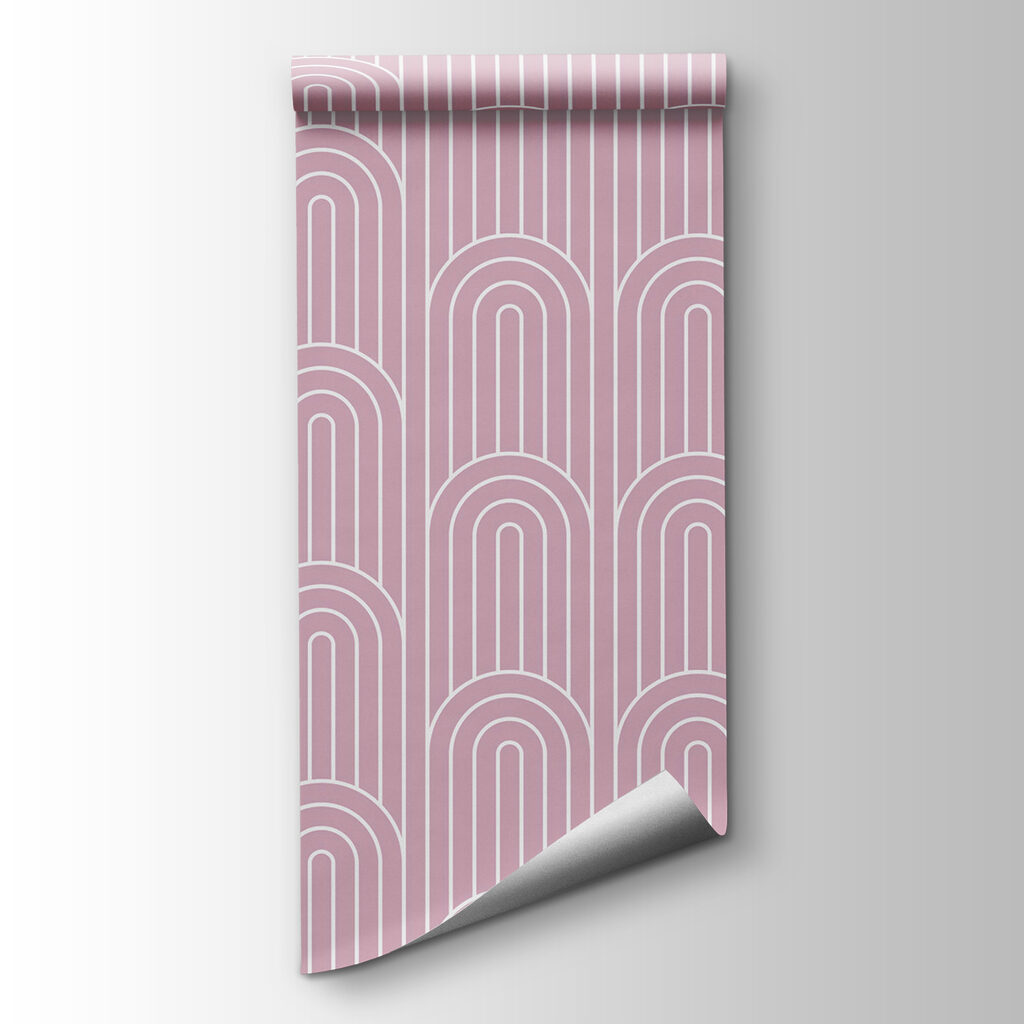 A pink and white pattern