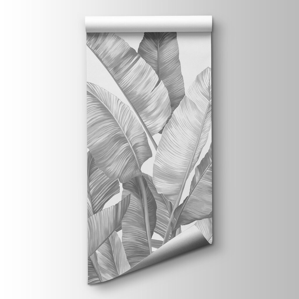 A group of tropical leaves