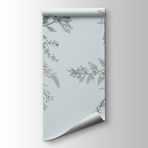 Elegant floral illustration with muted tones Elegant floral illustration with muted tones