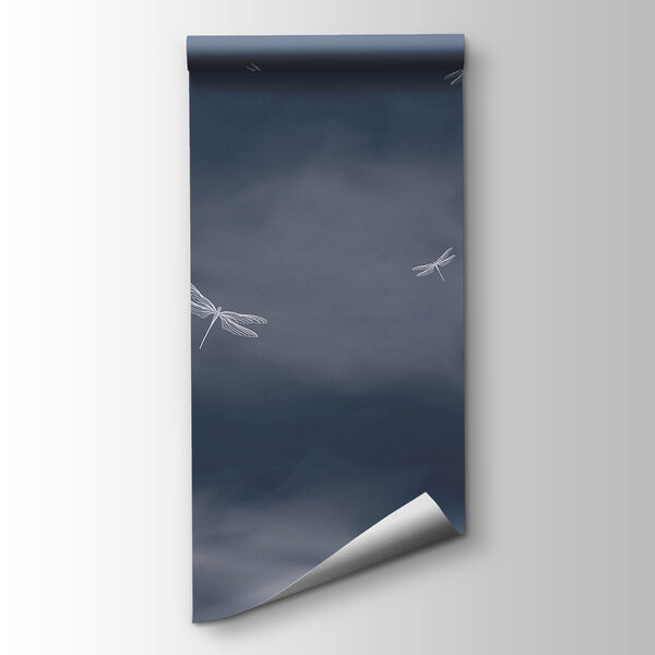 Dragonflies flying in the sky