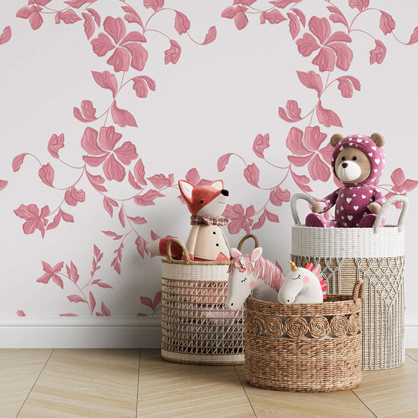 Patroon van roze bloemen