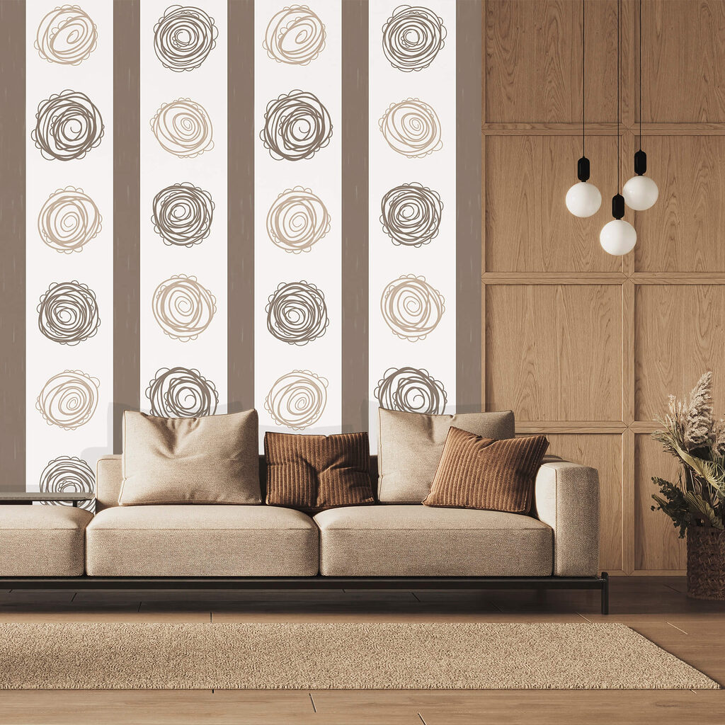 Patroon van cirkels en lijnen