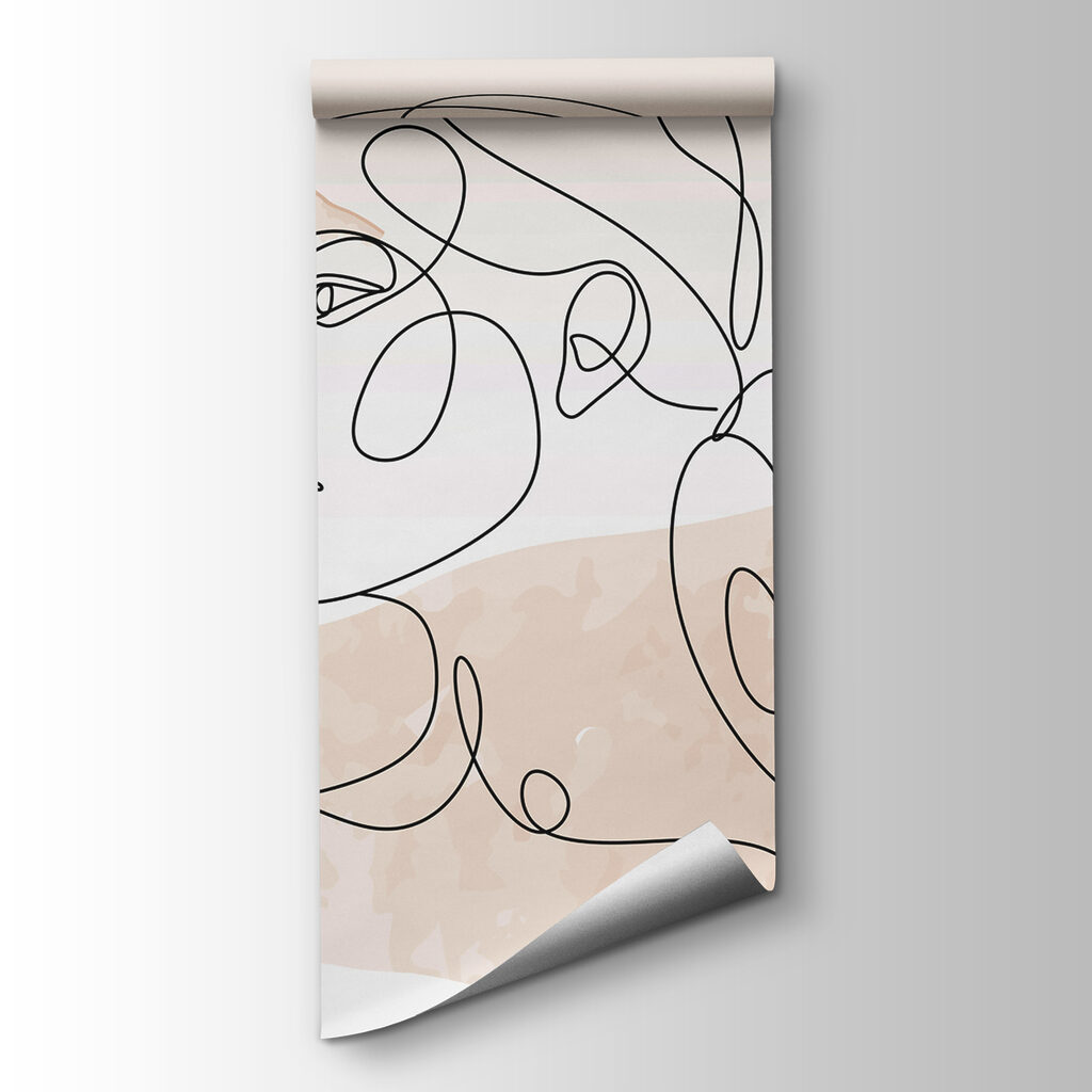 Drawing of a woman's face