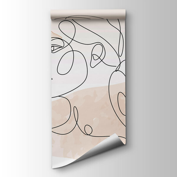 Drawing of a woman's face