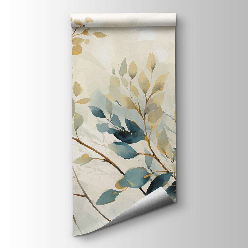 Painting of leaves and branches Painting of leaves and branches