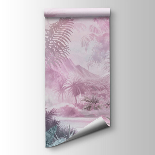 Painting of a tropical forest