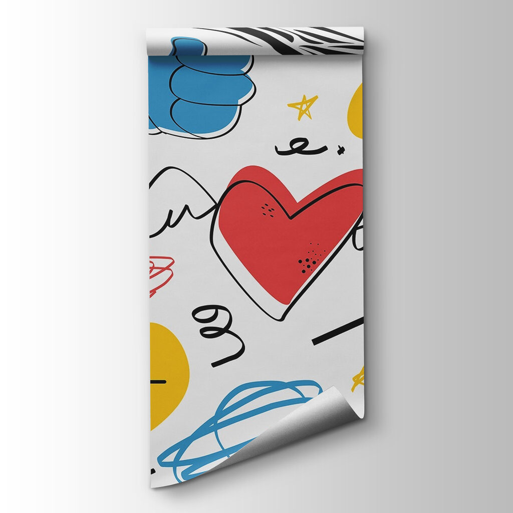 Collection of different colored objects Collection of different colored objects