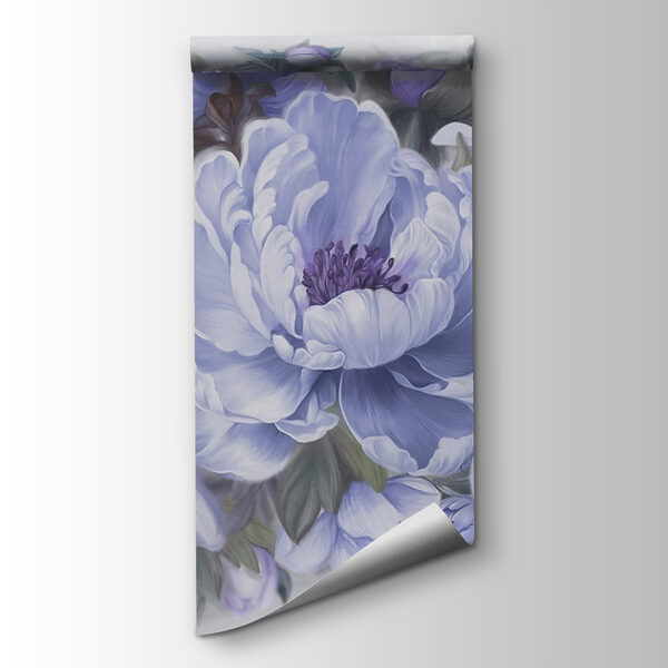 Painting of flowers and leaves
