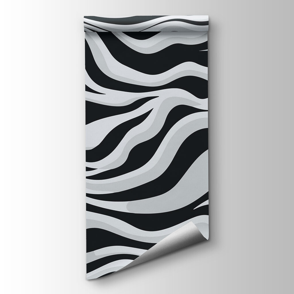 Black and white striped pattern