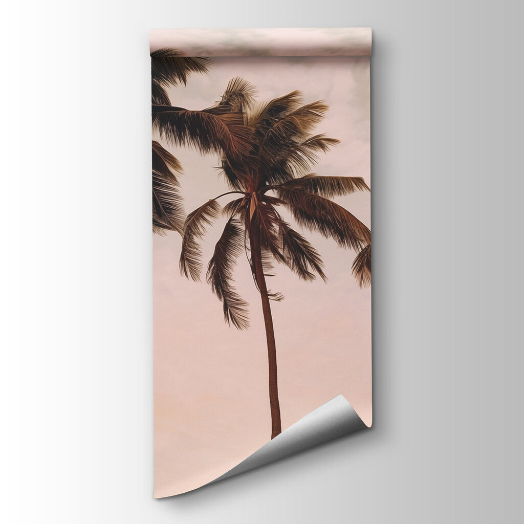 Palm trees in a row Palm trees in a row