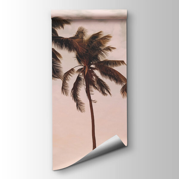 Palm trees in a row Palm trees in a row