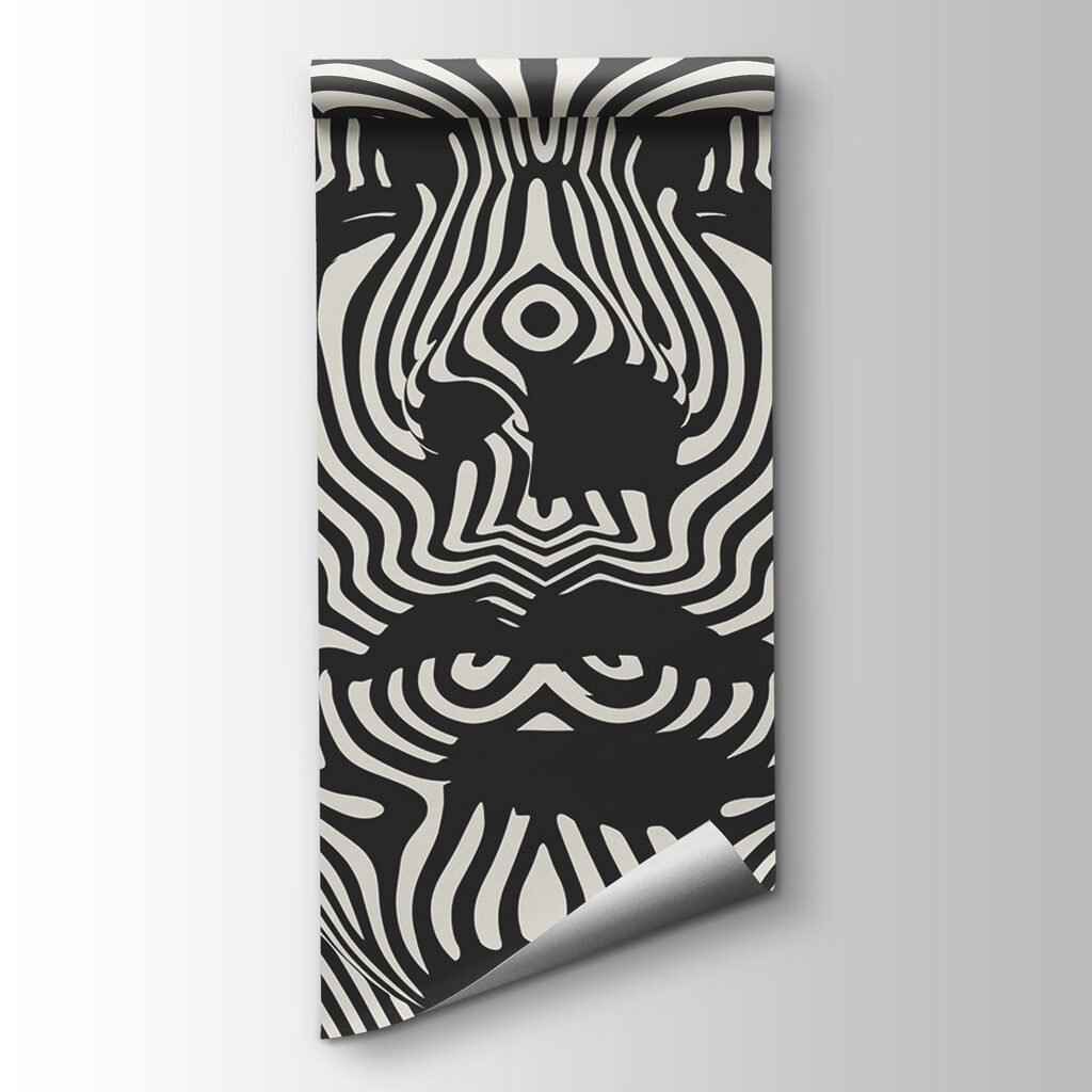 Black and white image of a person's face