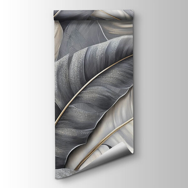 Group of feathers on a grey surface Group of feathers on a grey surface