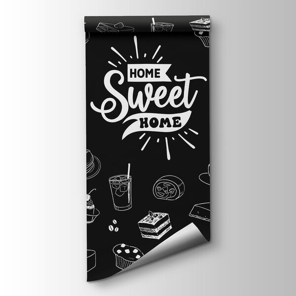 Black and white image of food Black and white image of food