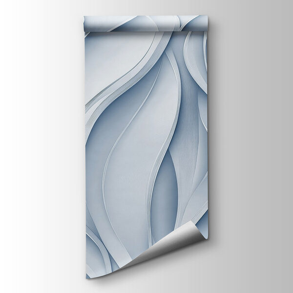 White and grey wavy lines