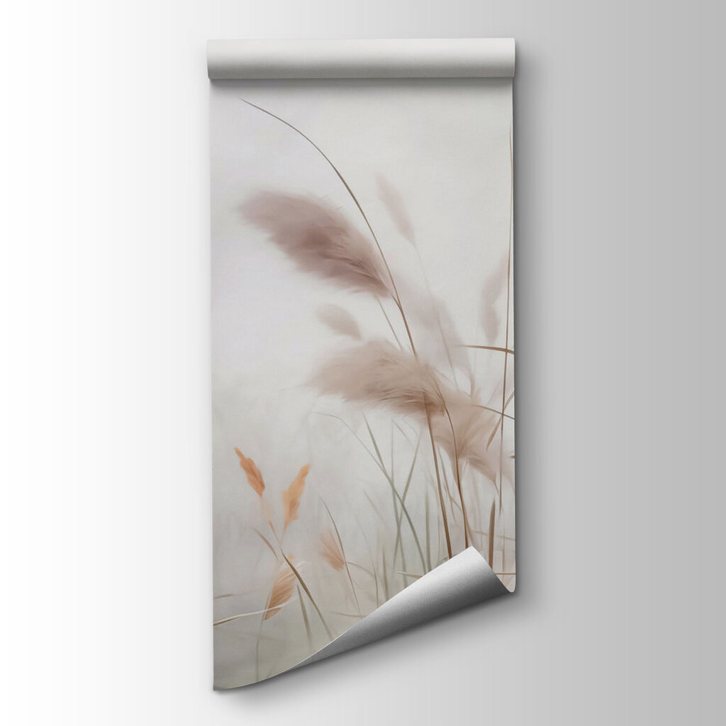 Gentle breeze through tall grass