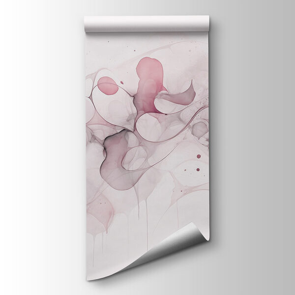 Soft swirls of delicate hues