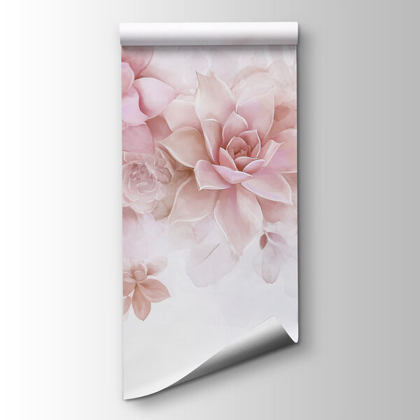 Group of flowers on a white background