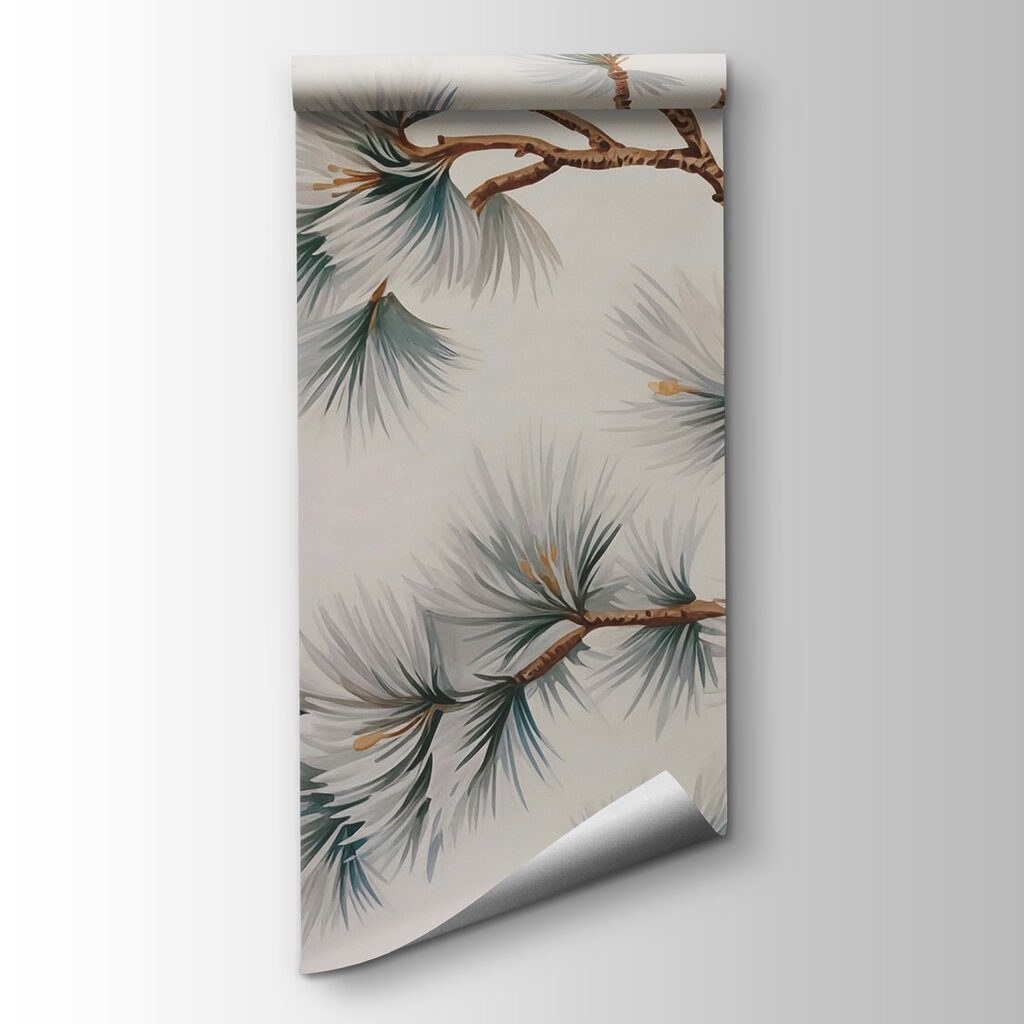 Delicate pine branches on display Delicate pine branches on display