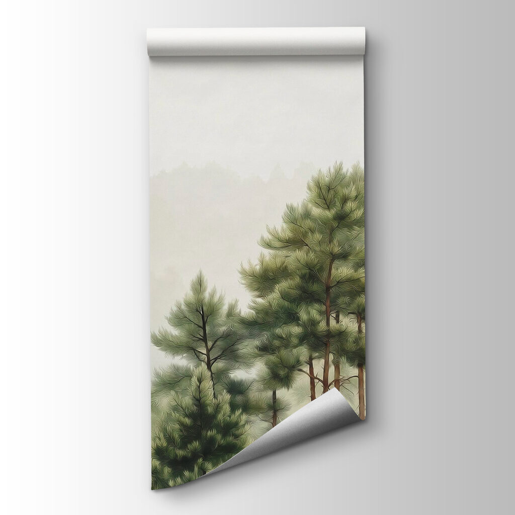 Group of trees in a forest