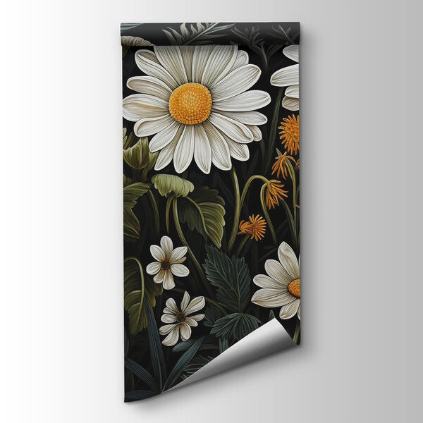 Painting of flowers and leaves Painting of flowers and leaves