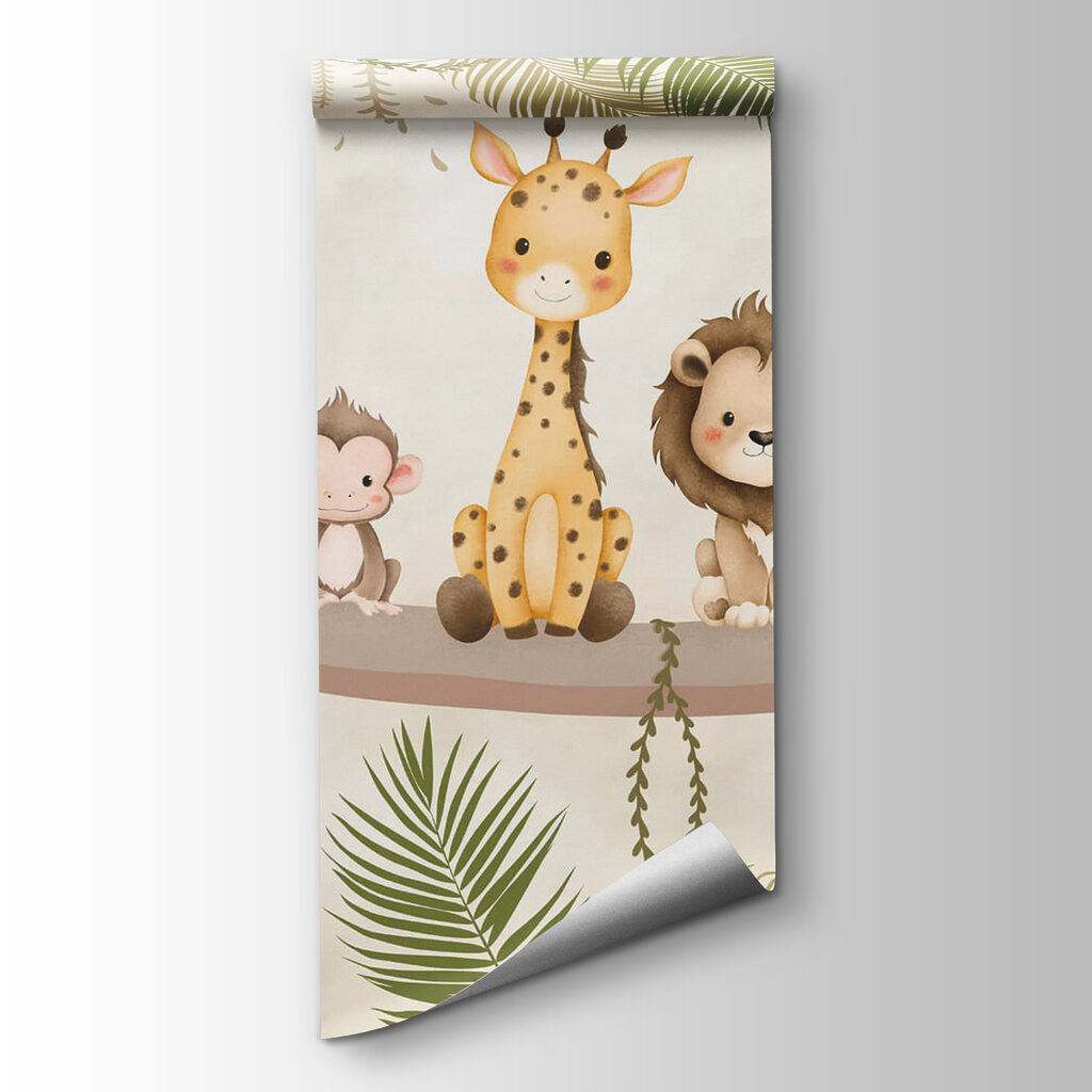 Group of animals sitting on a branch