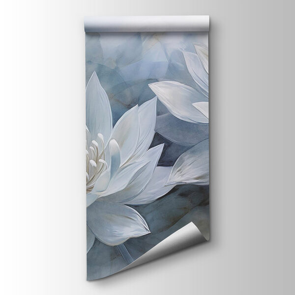 Painting of white flowers Painting of white flowers