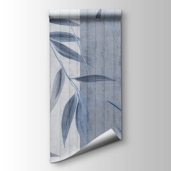 Serene leaves on soft textures Serene leaves on soft textures