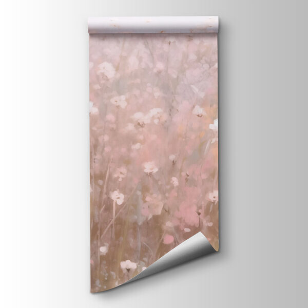 Field of pink flowers