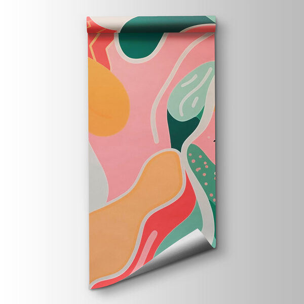 Colorful art on a wall Colorful art on a wall