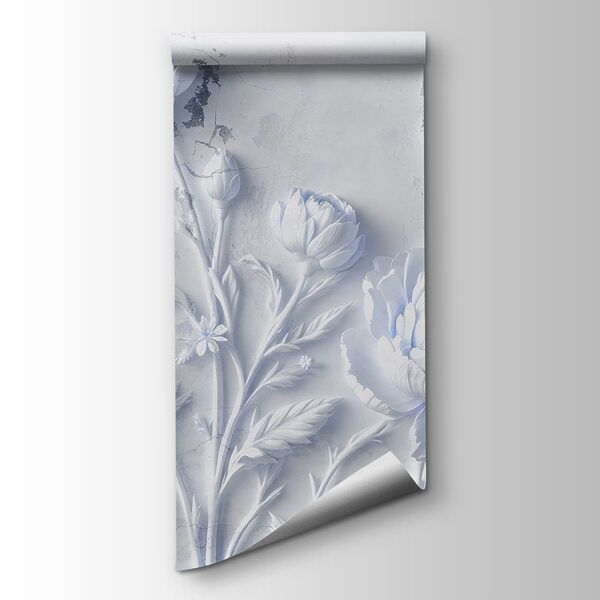 White flowers on a white surface